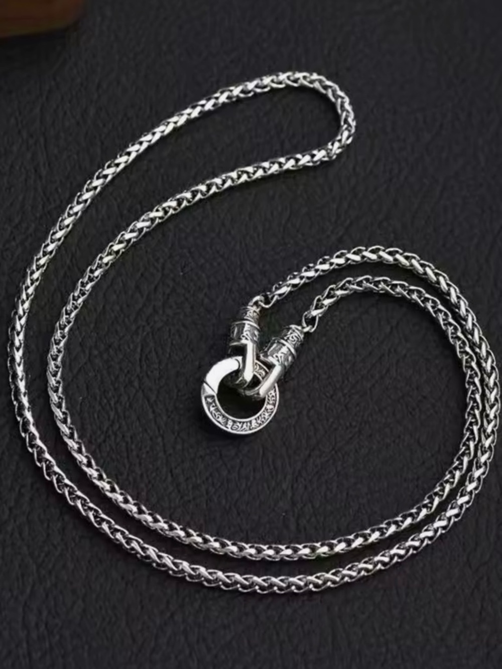 New Silver Rope Chain, Stamped - Picture 3 of 11